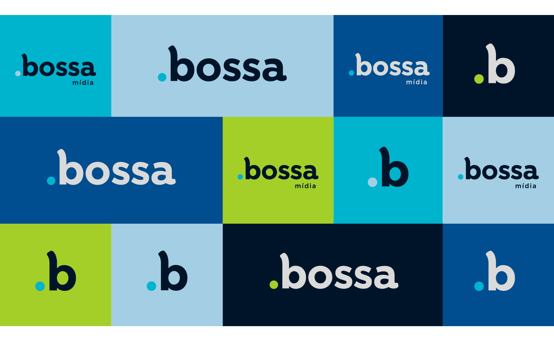 Identidade Visual, Comunicação Corporativa & Material Digital Bossa Mída