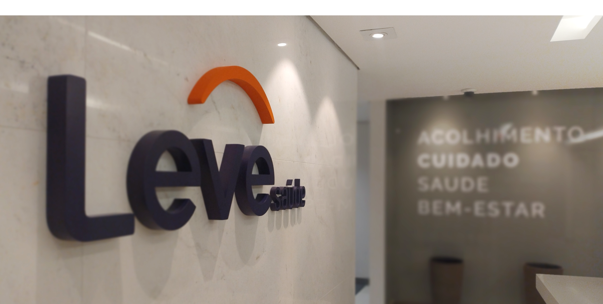 Branding, Material Gráfico, Projeto de Ambientação & Sinalização Leve Saúde