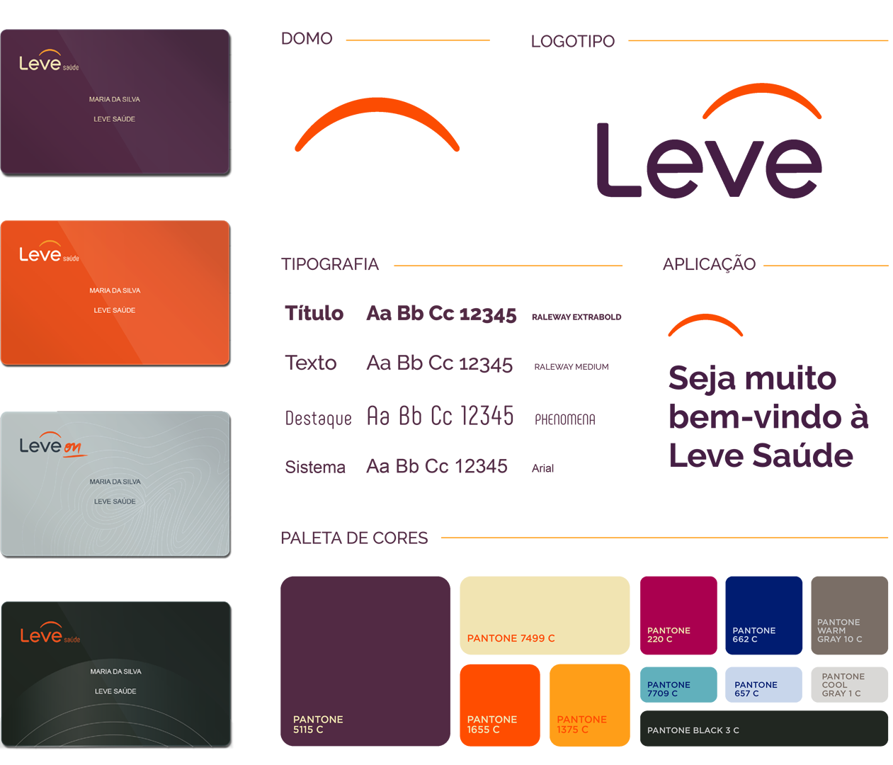 Branding, Material Gráfico, Projeto de Ambientação & Sinalização Leve Saúde